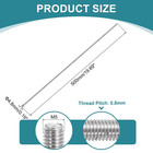 4pcs Fully Threaded Rod  M5-0 8 Thread Pitch 500mm Length Stainless Steel Right 