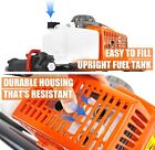72cc One Man Gas Post Hole Digger Earth Driller With 2 Auger Bits 6  And 10 