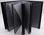 Black 32 Page Hardcover Stamp Stock Book  Black Pages 9 Strips page Lighthouse