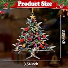 Hummingbird Christmas Ornament  Colorful Hummingbird Tree Home Decor