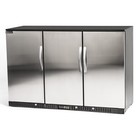Procool 54  Stainless Steel Solid 3 Door Commercial Back Bar Refrigerator