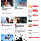 Video Blog Website Design For Sale With Free Vps Web Hosting