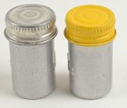 Vintage Lot Of 2 Extra Small Empty Kodak Tin Film Canisters