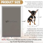 Pac11-11038 Medium Dog Door Flap Replacement Compatible With Petsafe Freedom Dog