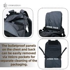 1000d Nylon Bulletproof Backpack Can Be Quickly Converted Into Bulletproof Vest