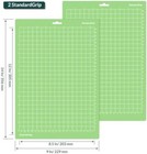 Wisyok 12x8 5 Inch Cutting Mats For Cricut Joy Xtra  2-pack Standard Grip Reusab