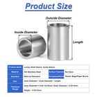 Stainless Steel Standoff Spacers Id 4mm Round Spacer Bushing Bonnet Od 5mm 12mm
