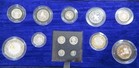 United Kingdom Millennium Silver Coin Collection Proof Set Royal Mint Uk            