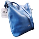 New Coach Women s Leather Crossbody Bag With Flower Charm