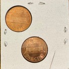 1960 P   D Lincoln Memorial Cent Large Date Bu 2 Coin Set From Original Rolls