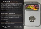 Commodus 177-192 Ad Silver Denarius Ngc Vf Ancient Rome Sharp Strike  Very Nice 