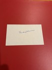 Washington Senator Baseball Hof    buckey    Harris Autographed 3x5 Index
