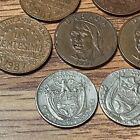 Panama Coins Lot Of 13 Mix Dates