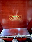 Victor Victrola Vv-xi Phonograph Record Player Antique 1910s W Cabinet   Records
