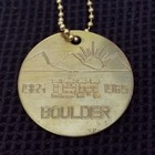 Vintage Keychain Ibm Anniversary 20 Year 1965-1985 Boulder Colorado