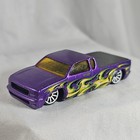 Hot Wheels Steel Flame Metallic Purple Hot Haulers 5-pack 2010 White 10sp Pickup