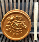 Vintage Copper Jello Cake Mold Rose Flower Floral Hanging Tab 10  Home Decor