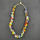 Vintage Glass African Wedding Bead Necklace Trading Beads Teardrop 