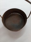 Vintage Metal Parts Cleaning Basket   Sifter Rustic Decor 