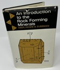 Vtg Mineralogy  An Introduction To The Rock-forming Minerals - 1971 Hc dj Wiley