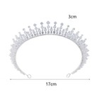 Luxury All Cz Cubic Zirconia Queen Princess Wedding Party Tiara Crown For Women