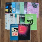 Lot Of 18 Piano Sheet Music Books Booklets Organ Mixed Lot Duets Popular Songs