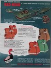 1957 Cute Girl Bathing Suit Red Head Water Gear Print Ad 