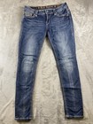 Womens Rock Revival Betty Easy Skinny Stretch Jeans 28 Bling Embellished Pockets