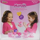 Disney Junior Minnie Mouse Bowlicious Tea Set 17 Piece Pretend Play Tea Party