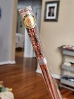 Vintage Japanese Mascot Lacquered Chopsticks Mother-of-pearl Inlays Osaka Japan