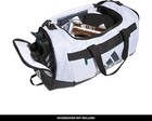 Adidas Defender Iv Medium Training Duffel Bag Jersey White Ventilated Pocket Nwt