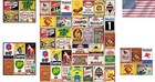 Vintage Gas Oil Tin Signs  35 Pc Set - Retro Garage Decor