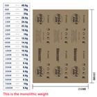 230 280mm 996a Wet And Dry Abrasive Sandpaper Grit 60  10000  Sand Paper Sheets