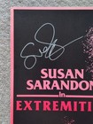 Extremities Autographed Signed Susan Sarandon Broadway Poster Window Card