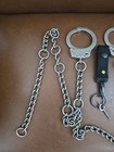 Smith And Wesson Waist Belly Transport Cuffs Chain Handcuffs W  Key Pat Pending