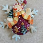 Snowflake Snowman Christmas Ornament Tree Holiday Decoration Winter Decor
