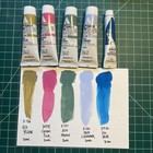 Four  20ml Tubes Holbein Acrylic Gouache   1 Bonus 12 Ml Tube