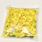 Artificial Fake Silk Yellow Apricot Flowers Blossom Ochna Hoa Mai Tet Bonsai Kit