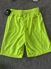 Nike Boys Yellow Mesh Athletic Shorts Size S  8-10 elastic Waist Gym Training
