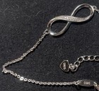 New Mld 925 Sterling Silver Infinity Adjustable Women s Ankle Bracelet