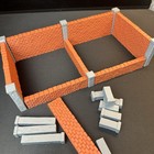 World War 2 Modular Brick Wall 24 Piece Set 1 32 Scale Toy Soldiers 3d Accessory