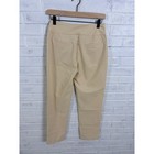 Acegolfs Tapered Golf Pants Womens S Beige Stretch Performance Side Zip