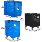 Vevor Insulated Food Pan Carrier Front Load Catering Box Stackable 82   109 Qt