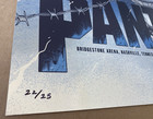 Silver Foil Pantera Offical Se Poster Feb 9th 2024 Nashville   25 Holo Sticker 