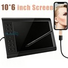 2026 10x6  Digital Graphics Drawing Tablet Artist Board Pad Painting With Pen