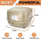 Commercial Air Pump Quiet Oxygen Pump For Aquarium Pond 4 Outlet Fish Tank Pump