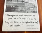 Walt Disney Productions 1955 Disneyland Dedication Day Employee Paper Brochure