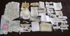 Vtg  Mixed Lace Lot Sewing Craft Journal Doll Remnant Trim Various Styles  size