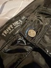 Tripp Nyc Black Shiny Vinyl Pants Size 30  great Condition With Original Bag 