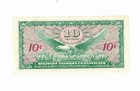 Military Payment Certificate Mpc Series 641 10 Cents Crisp Uncirculated